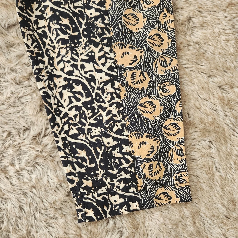 Free People Marfa Nights Pants In Black Combo Drawstring Waist Womens Size Large - Picture 3 of 12